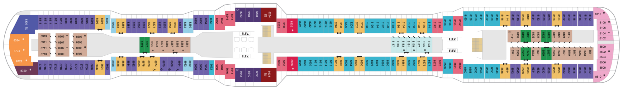 Deck 8 plan